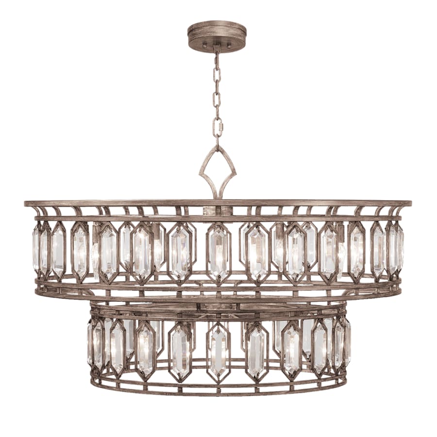 Fine Art Handcrafted Lighting Westminster 20 Light 42" Wide Crystal Drum Chandelier