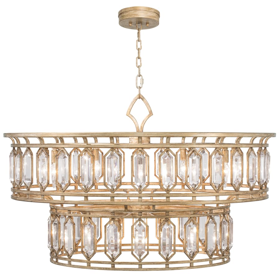 Fine Art Handcrafted Lighting Westminster 20 Light 42" Wide Crystal Drum Chandelier
