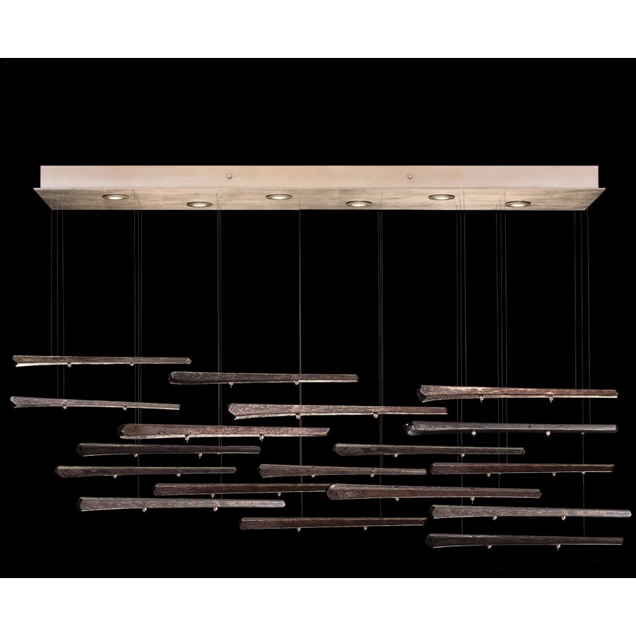 Fine Art Handcrafted Lighting Elevate 8 Light 59" Wide LED Abstract Multi Light Pendant