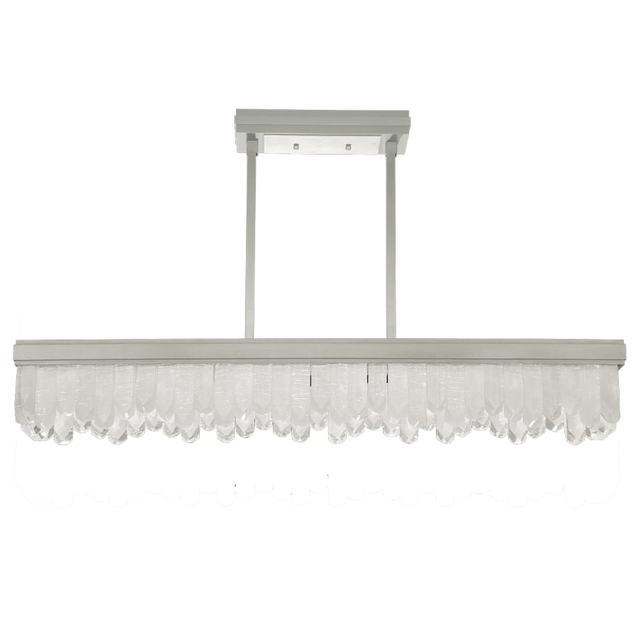 Fine Art Handcrafted Lighting Lior 48" Wide LED Crystal Linear Chandelier