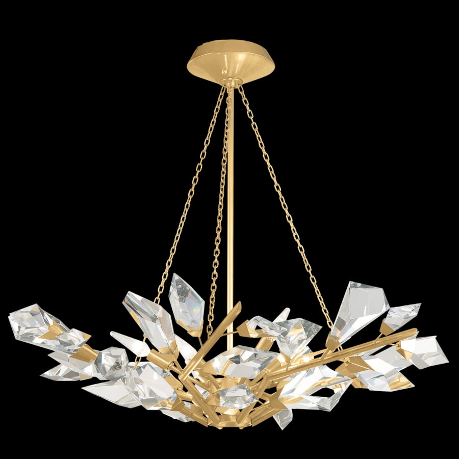 Fine Art Handcrafted Lighting Foret 6 Light 36" Wide Crystal Chandelier