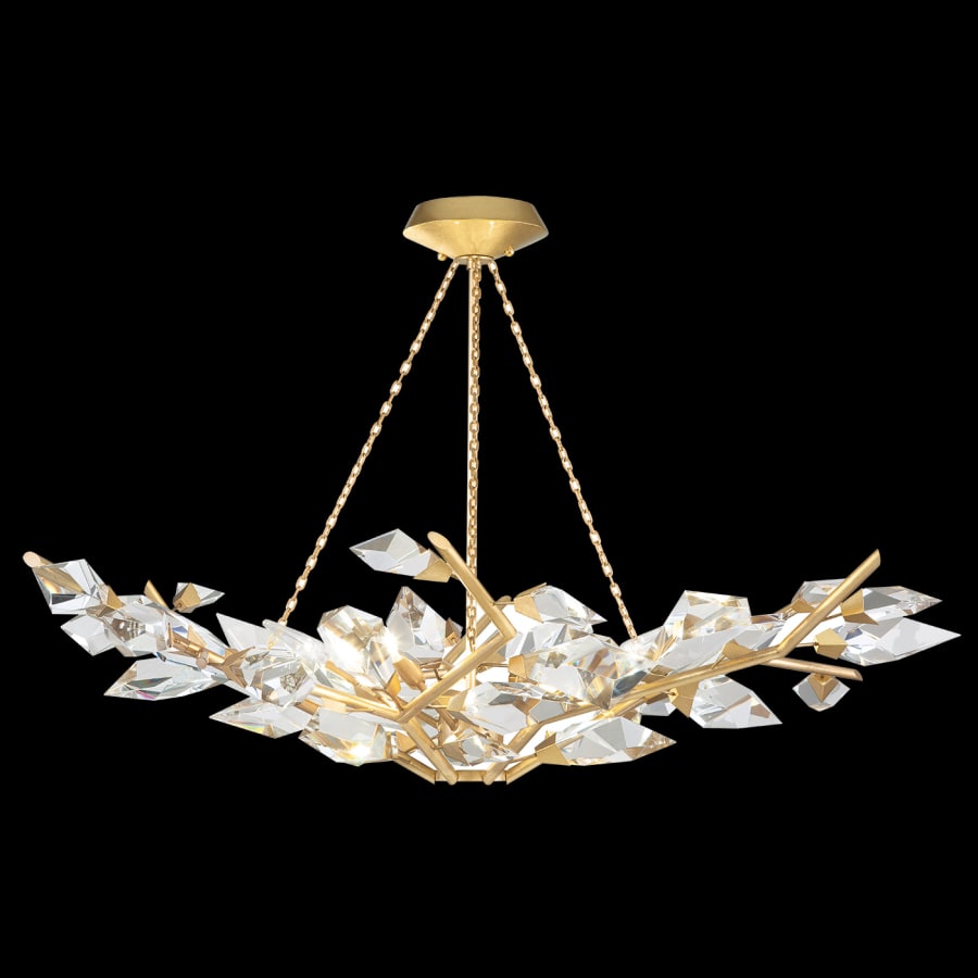 Fine Art Handcrafted Lighting Foret 6 Light 47" Wide Crystal Chandelier