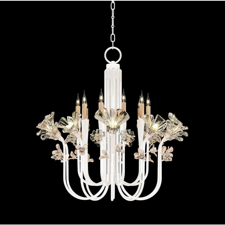 Fine Art Handcrafted Lighting Azu 20 Light 36" Wide Crystal Abstract Chandelier