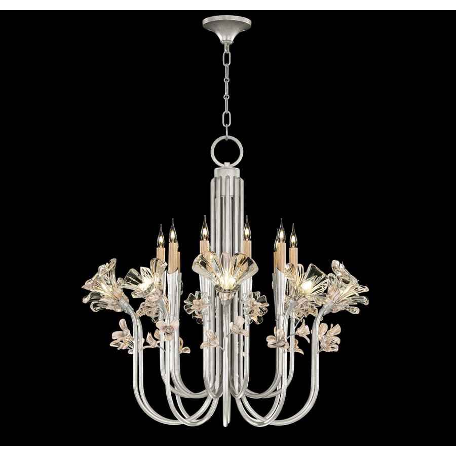 Fine Art Handcrafted Lighting Azu 20 Light 36" Wide Crystal Abstract Chandelier