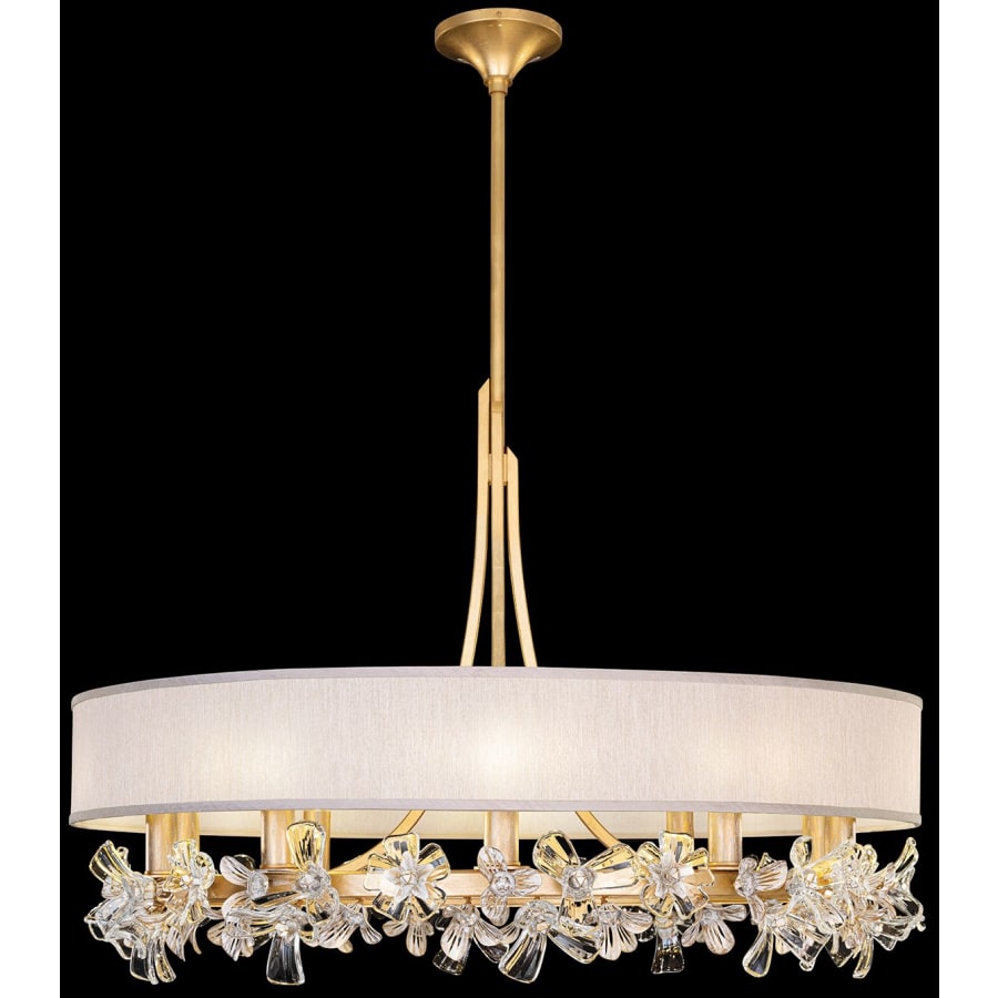 Fine Art Handcrafted Lighting Azu 10 Light 35" Wide Crystal Chandelier