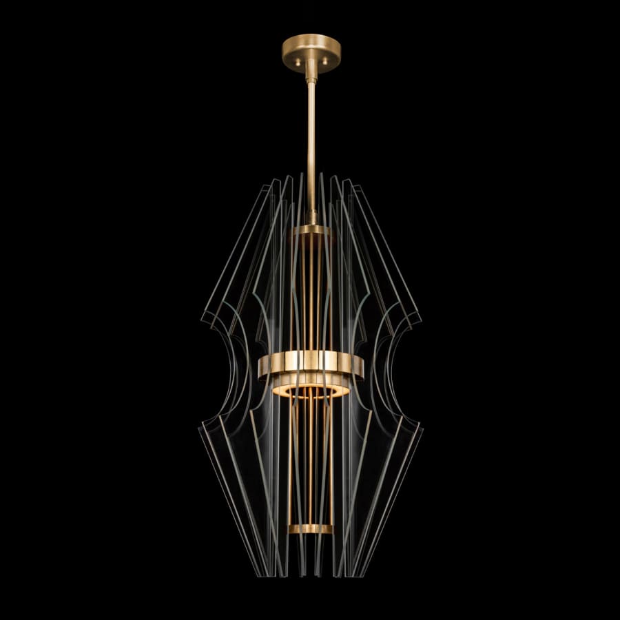 Fine Art Handcrafted Lighting Newton 21" Wide LED Crystal Chandelier