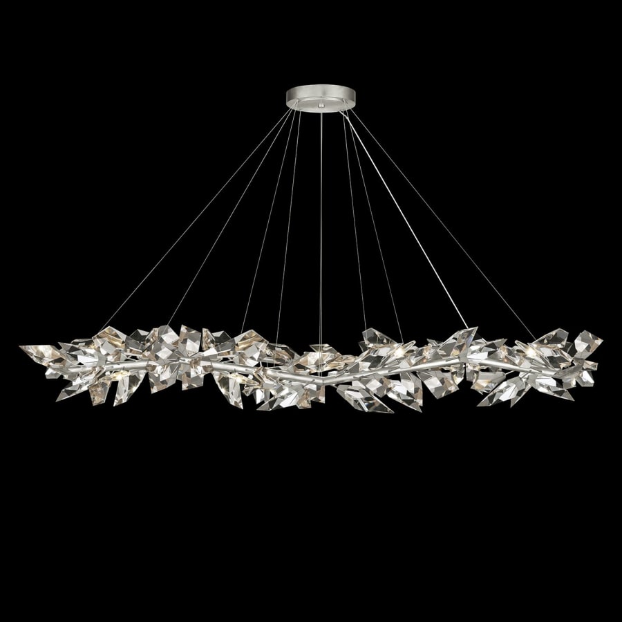 Fine Art Handcrafted Lighting Foret 35 Light 71" Wide Crystal Ring Chandelier