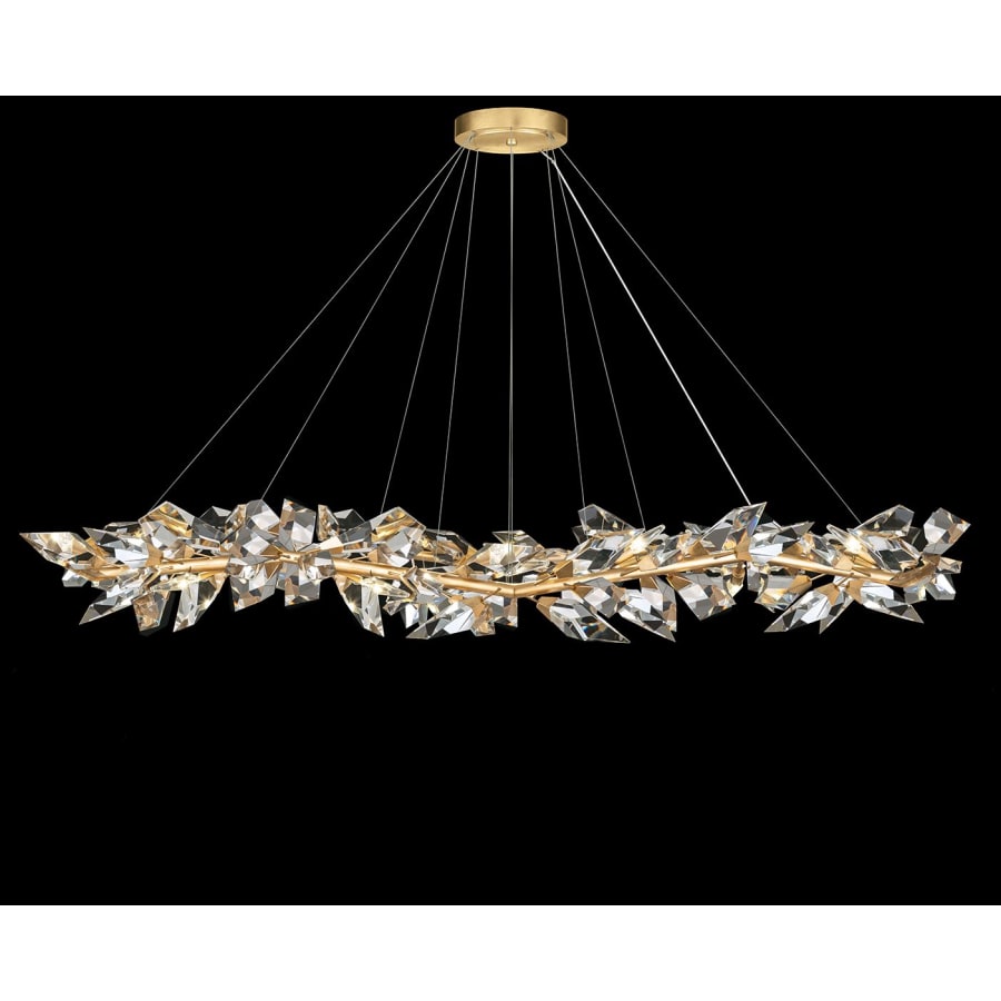Fine Art Handcrafted Lighting Foret 35 Light 71" Wide Crystal Ring Chandelier
