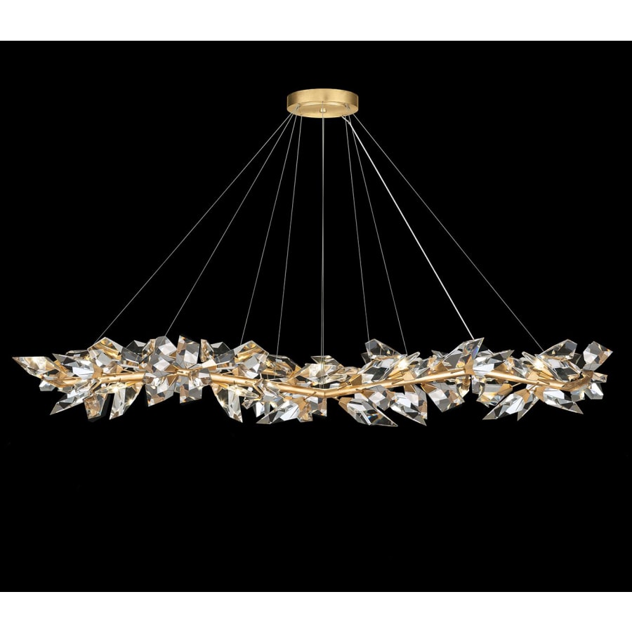 Fine Art Handcrafted Lighting Foret 15 Light 71" Wide Crystal Ring Chandelier