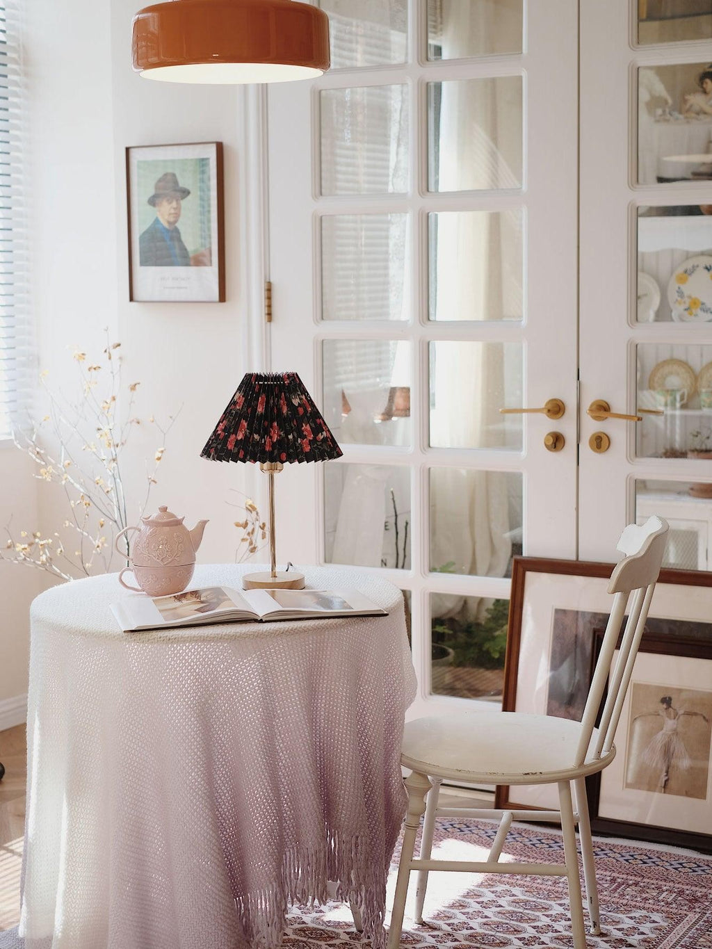 Floria Pleated Fabric Table Lamp