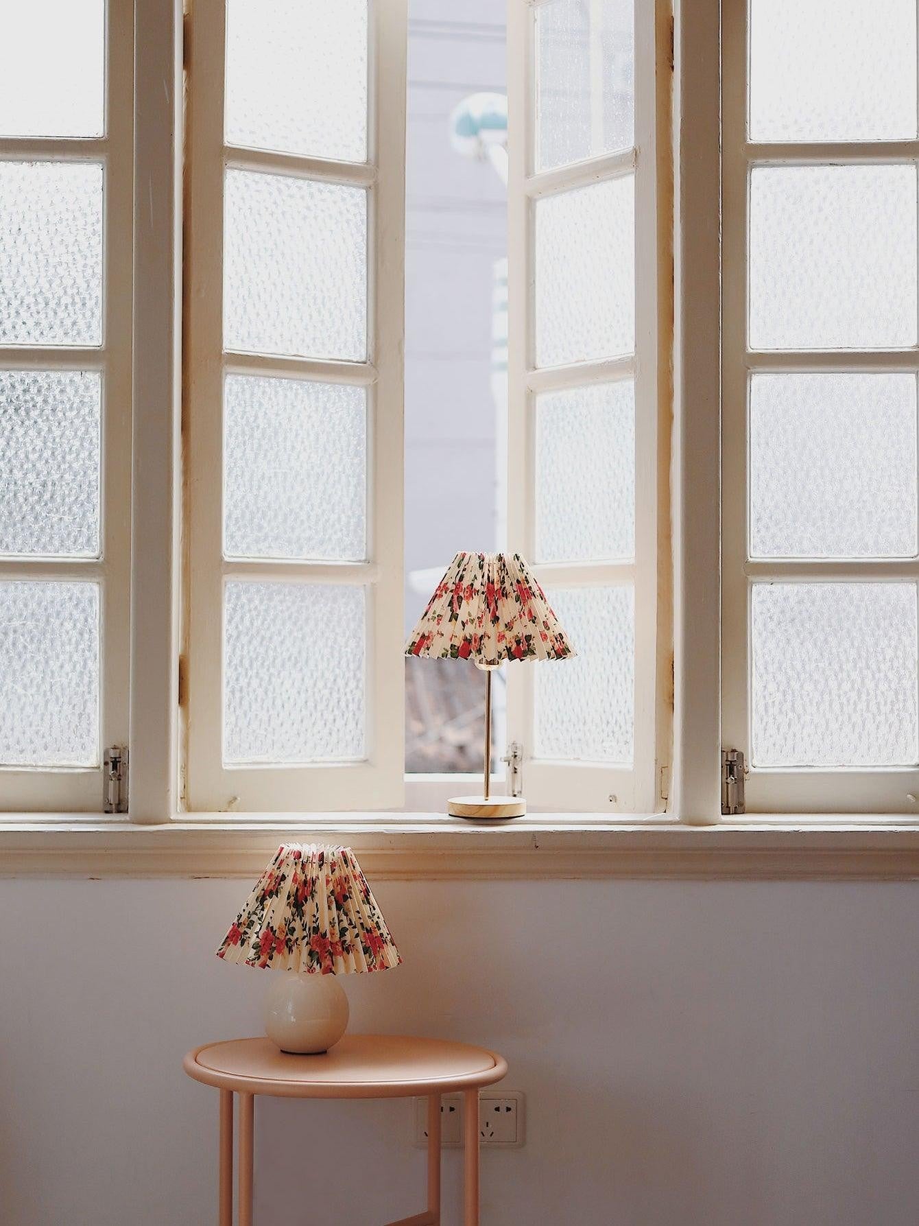Floria Pleated Fabric Table Lamp