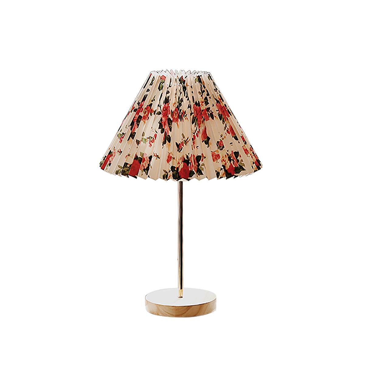 Floria Pleated Fabric Table Lamp