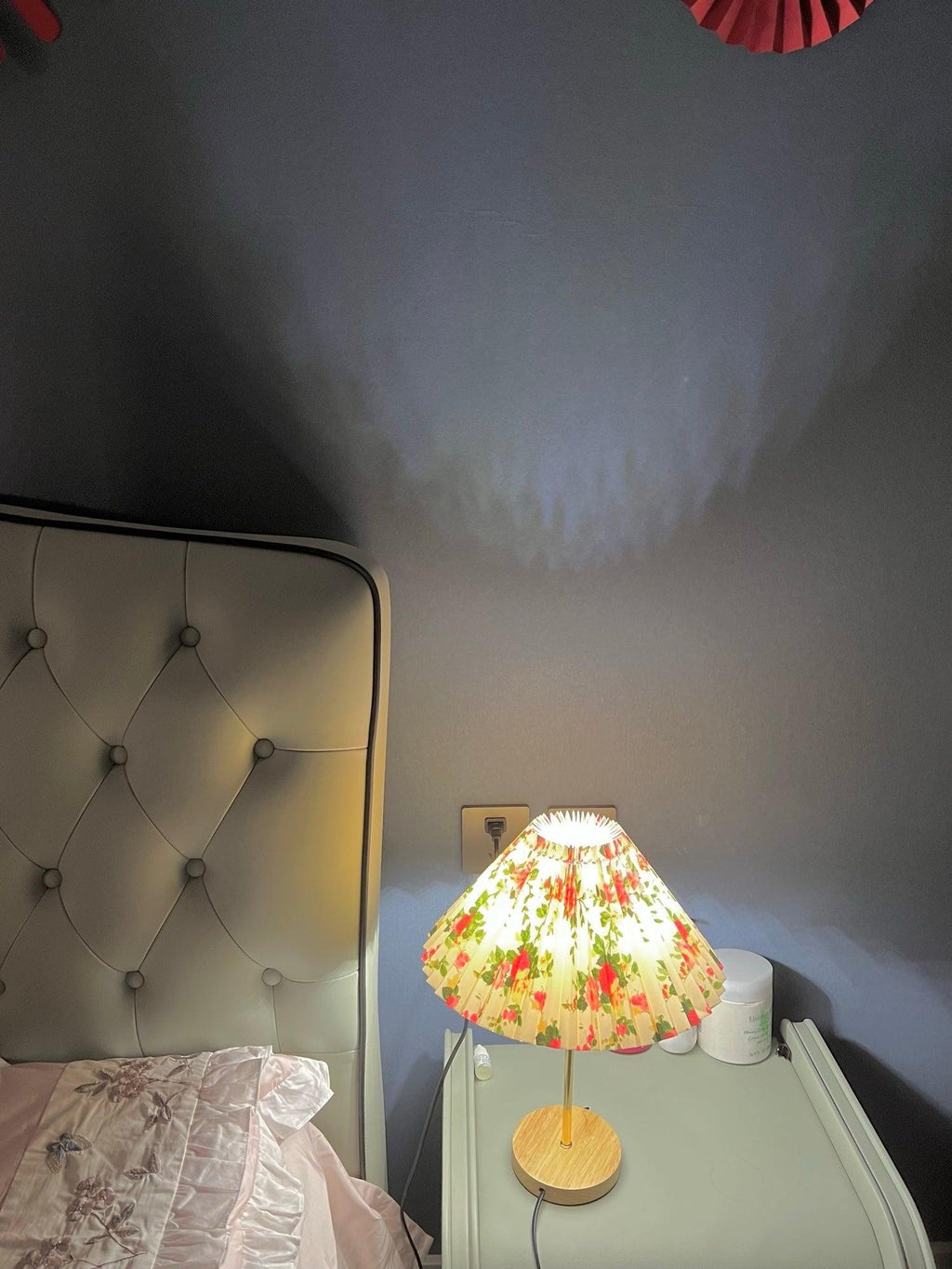 Floria Pleated Fabric Table Lamp