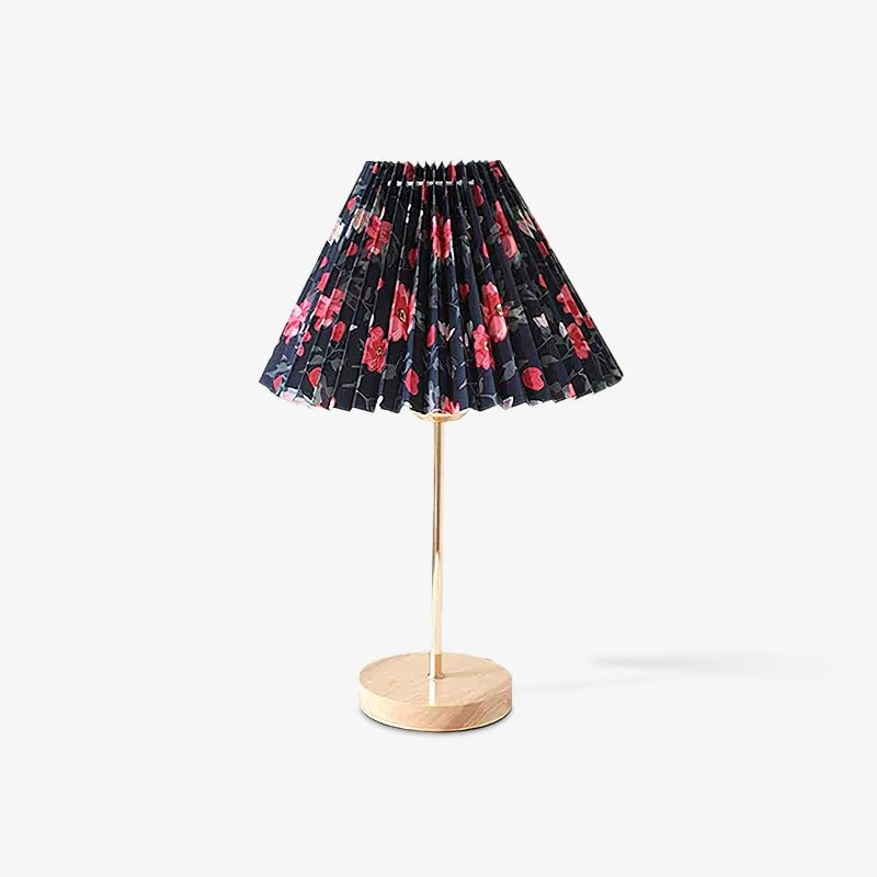 Floria Pleated Fabric Table Lamp