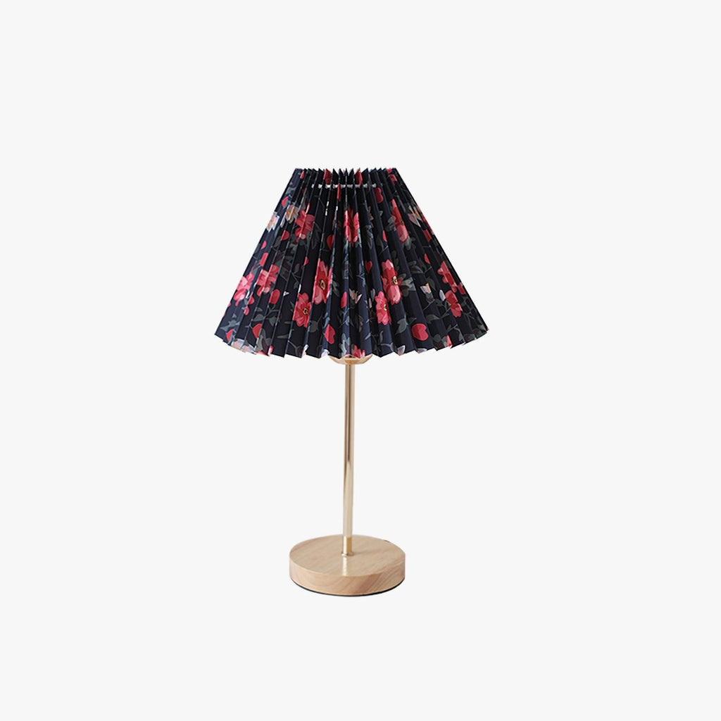 Floria Pleated Fabric Table Lamp