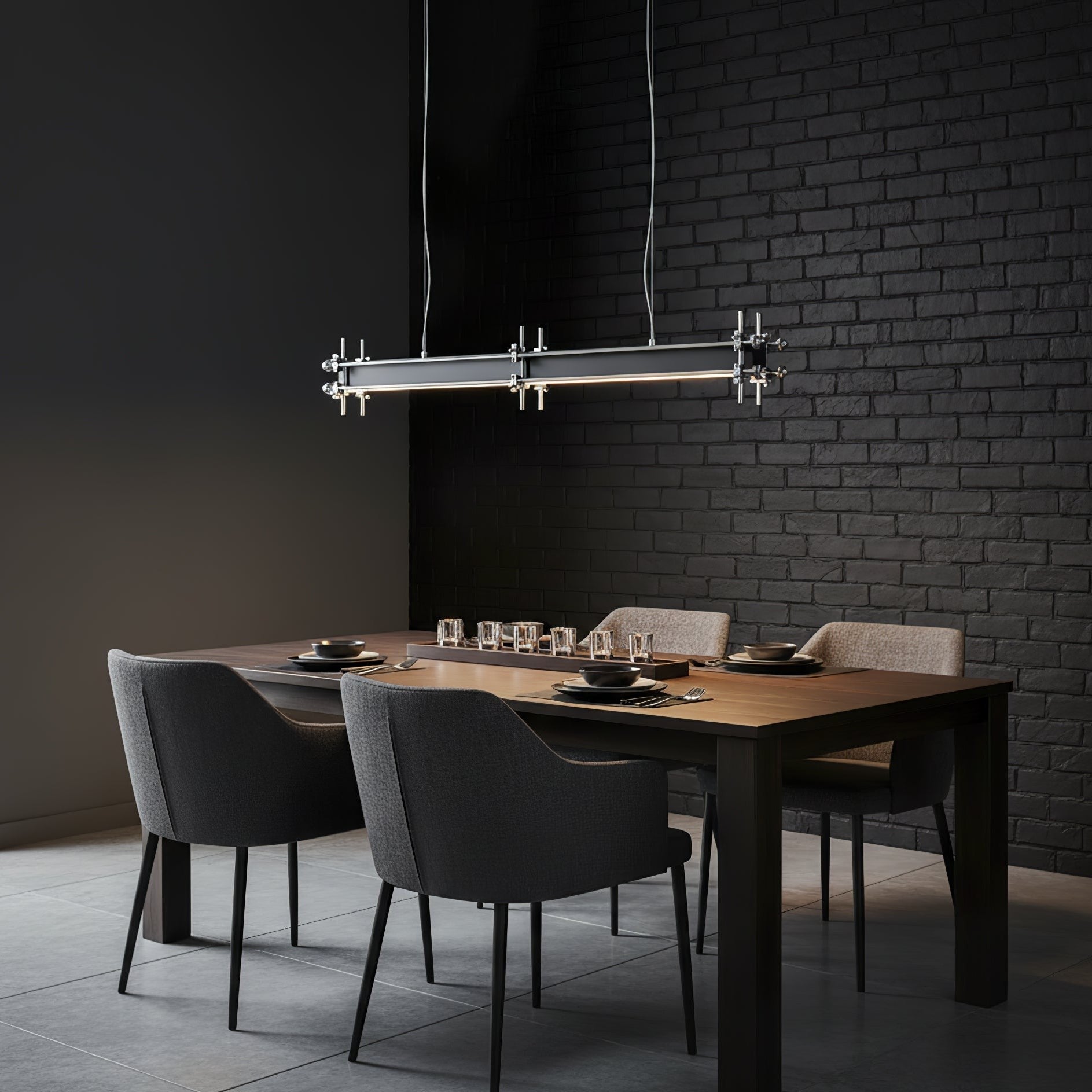 ForgeLine Industrial Linear Pendant