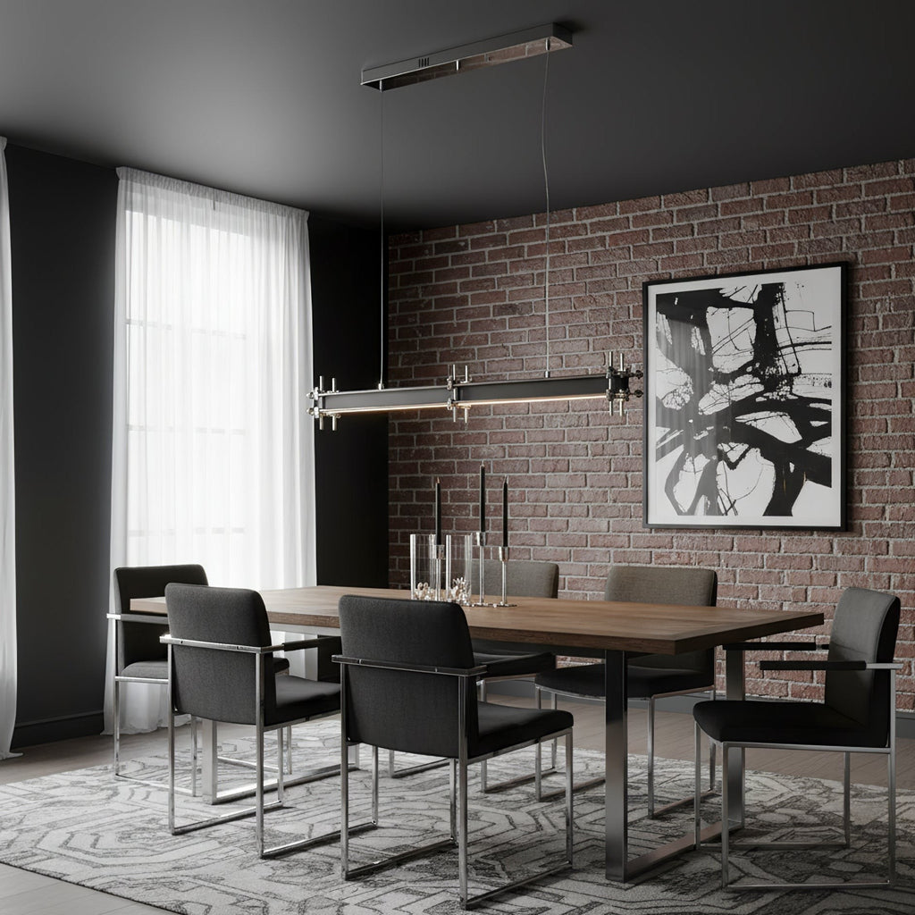 ForgeLine Industrial Linear Pendant