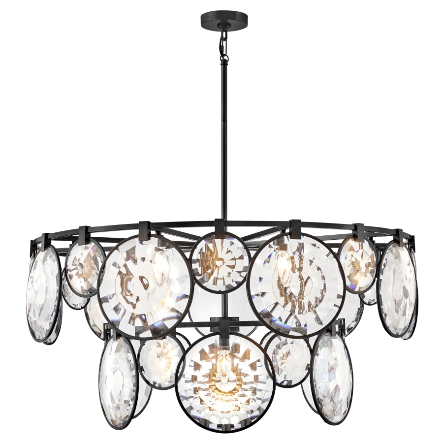 Fredrick Ramond Nala 15 Light 40" Wide Crystal Waterfall Chandelier