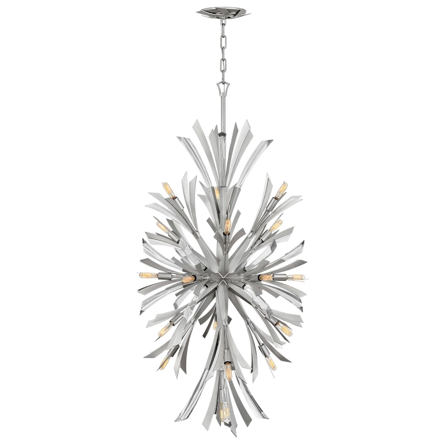 Fredrick Ramond Vida 19 Light 24" Wide Crystal Abstract Chandelier