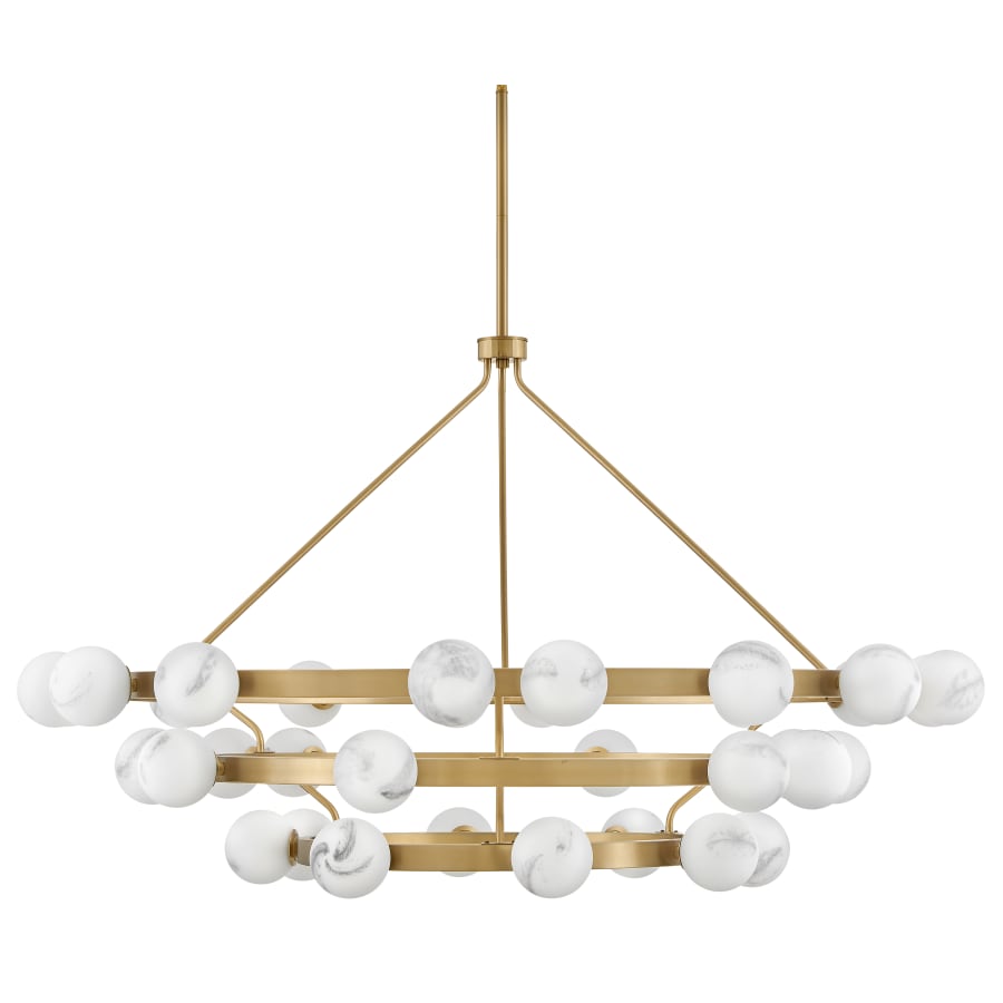 Fredrick Ramond Selene 36 Light 60" Wide Ring Chandelier