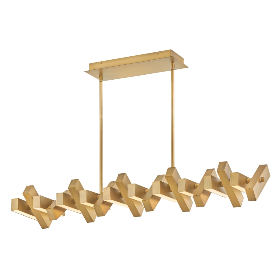 Fredrick Ramond Stitch 42" Wide LED Abstract Chandelier with Articulating LED Panels