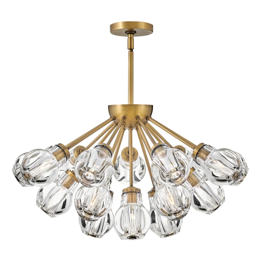 Fredrick Ramond Elise 19 Light 27" Wide Abstract Pendant