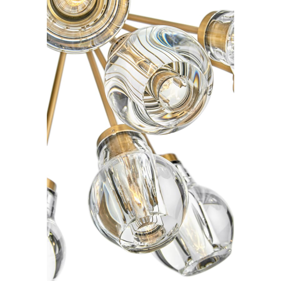 Fredrick Ramond Elise 19 Light 27" Wide Abstract Pendant