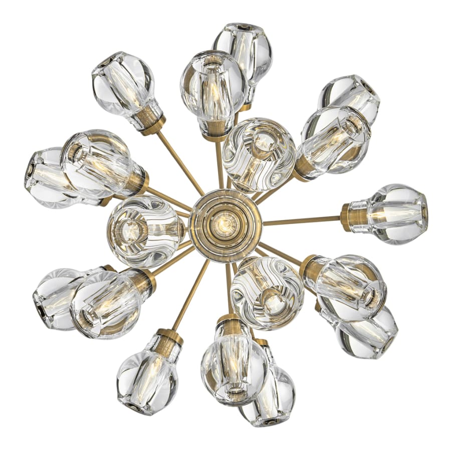 Fredrick Ramond Elise 19 Light 27" Wide Abstract Pendant