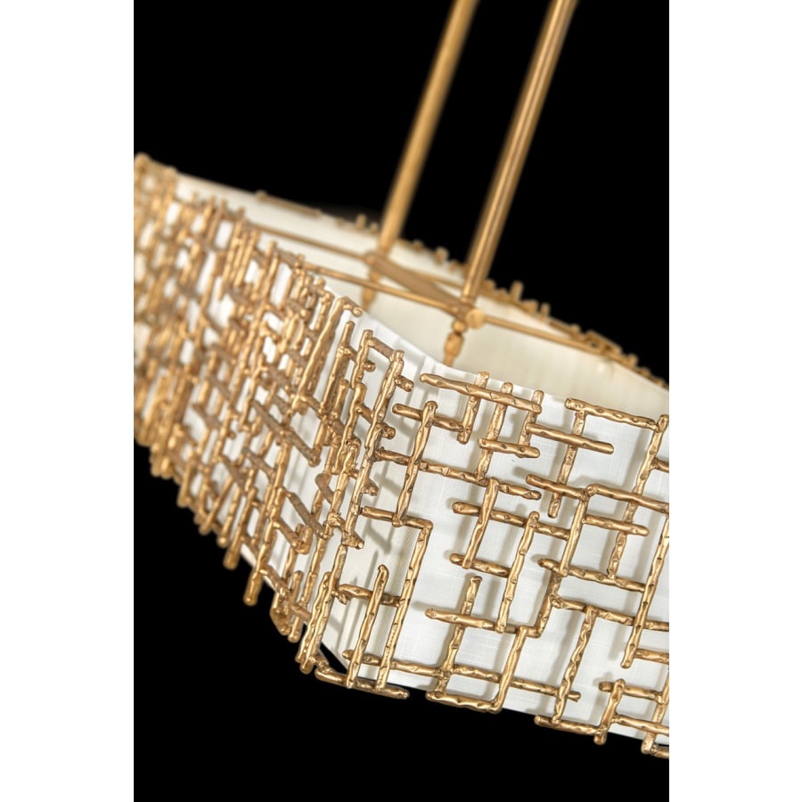 Fredrick Ramond Farrah 8 Light 48" Wide Linear Chandelier