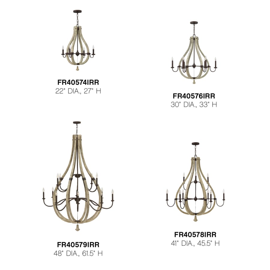 Fredrick Ramond 9 Light 2 Tier Chandelier from the Middlefield Collection