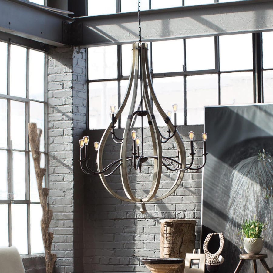 Fredrick Ramond 12 Light 2 Tier Chandelier from the Middlefield Collection