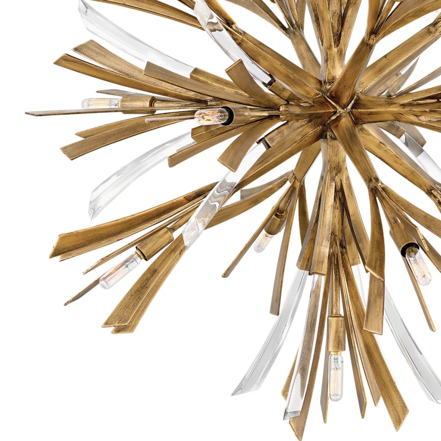 Fredrick Ramond Vida 13 Light 42" High Abstract Chandelier
