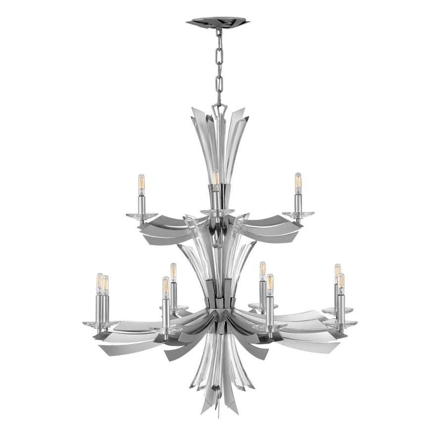 Fredrick Ramond Vida 12 Light 34" Wide Abstract Chandelier