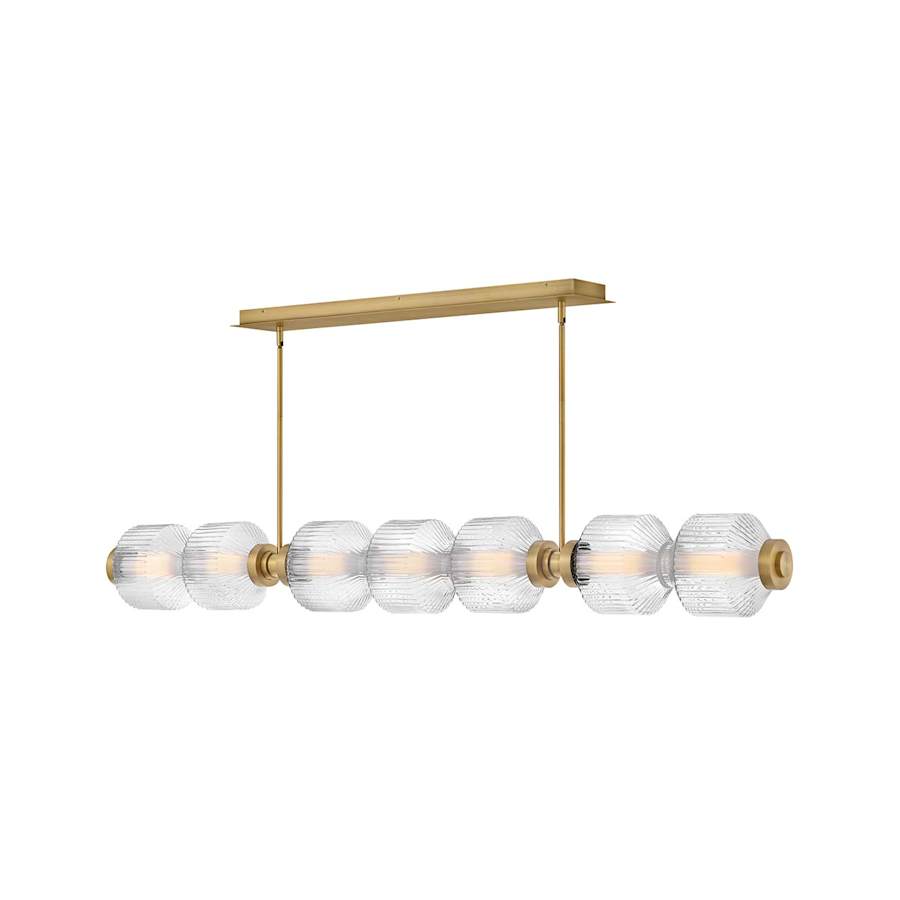 Fredrick Ramond Reign 70" Wide Linear Chandelier