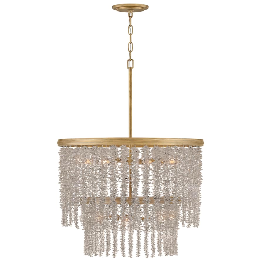 Fredrick Ramond Rubina 10 Light 26" Wide Crystal Waterfall Chandelier