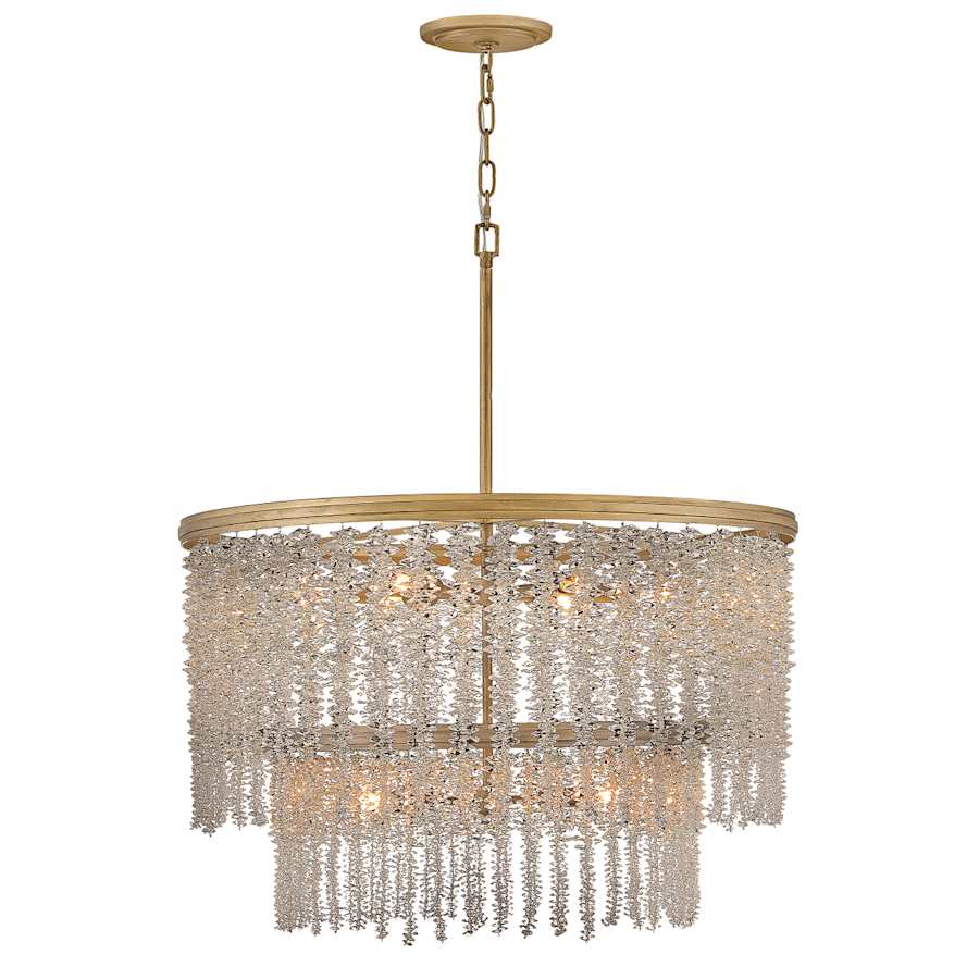 Fredrick Ramond Rubina 12 Light 30" Wide Crystal Waterfall Chandelier
