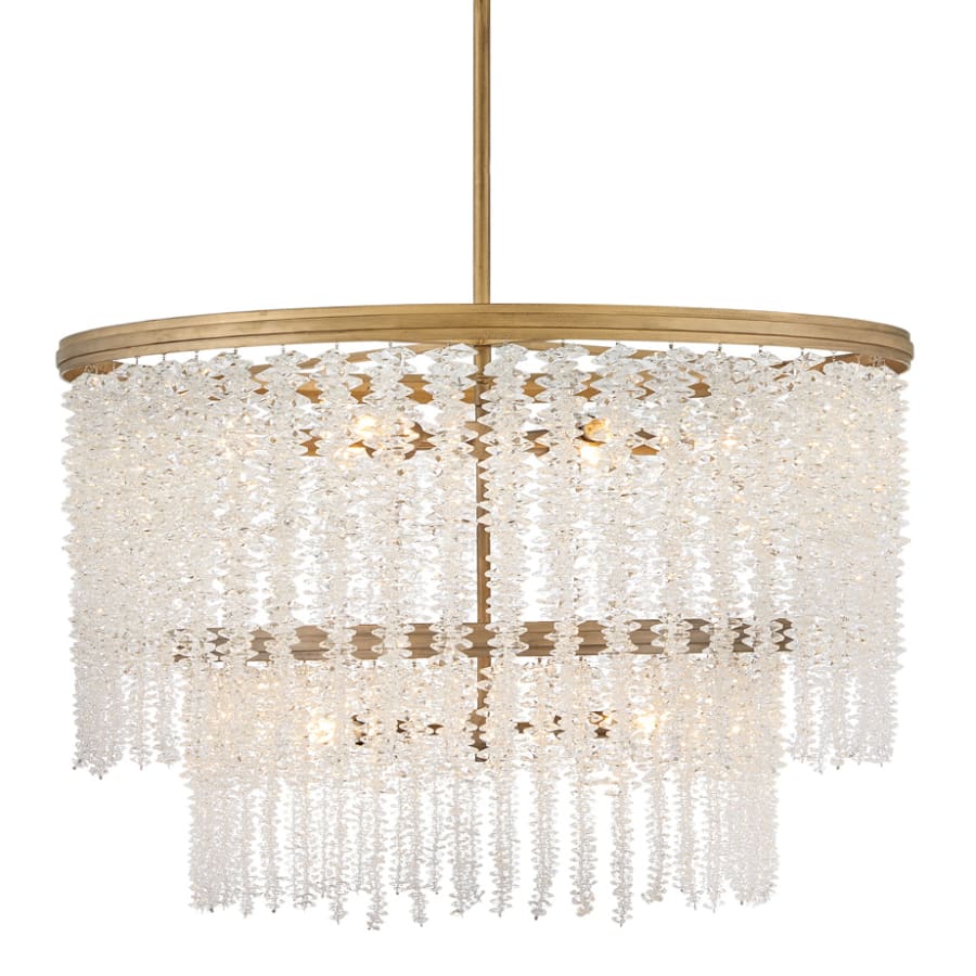 Fredrick Ramond Rubina 12 Light 30" Wide Crystal Waterfall Chandelier