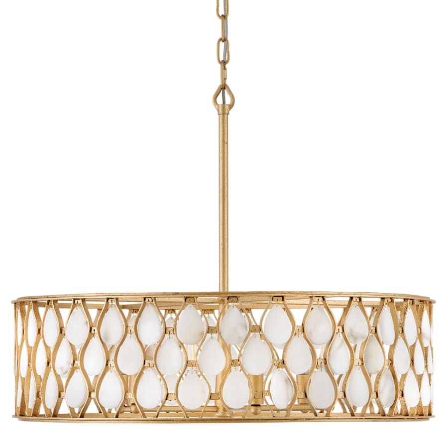 Fredrick Ramond Estie 6 Light 28" Wide Drum Chandelier