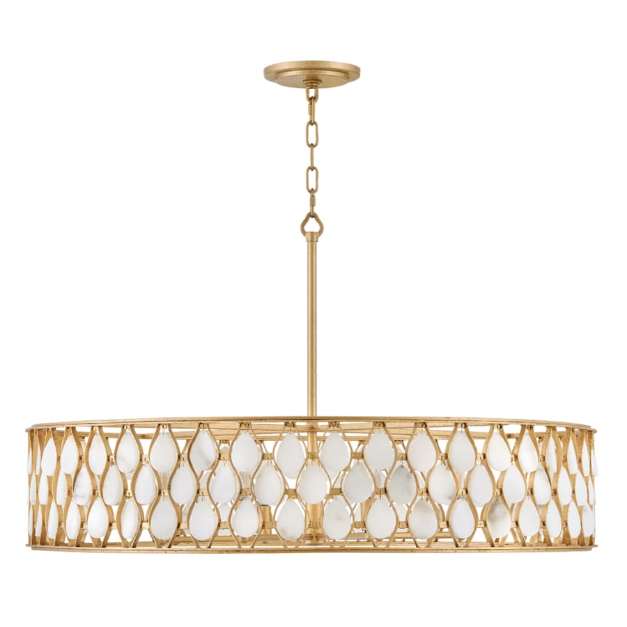 Fredrick Ramond Estie 8 Light 38" Wide Drum Chandelier