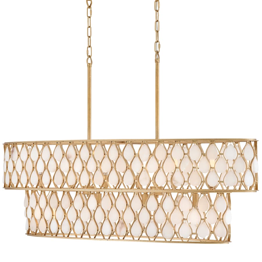 Fredrick Ramond Estie 10 Light 48" Wide Linear Chandelier