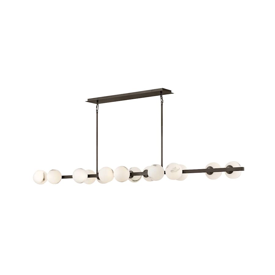 Fredrick Ramond Selene 14 Light 74" Wide Linear Chandelier