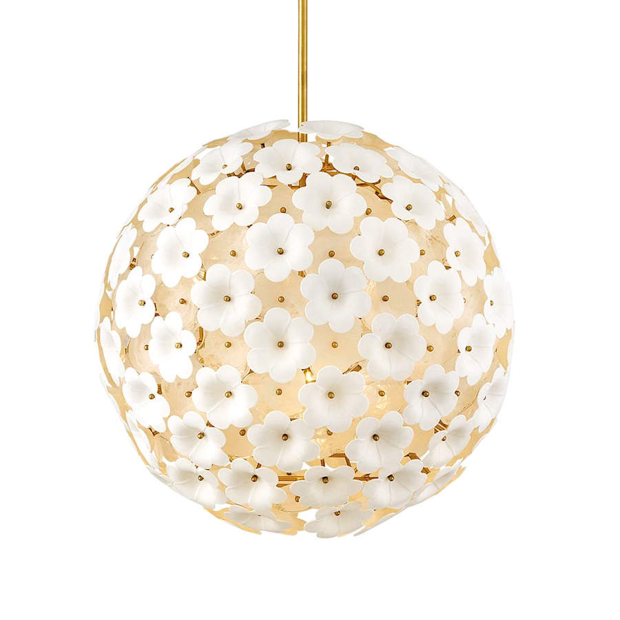 Fredrick Ramond Marianne 7 Light 28" Wide Globe Chandelier