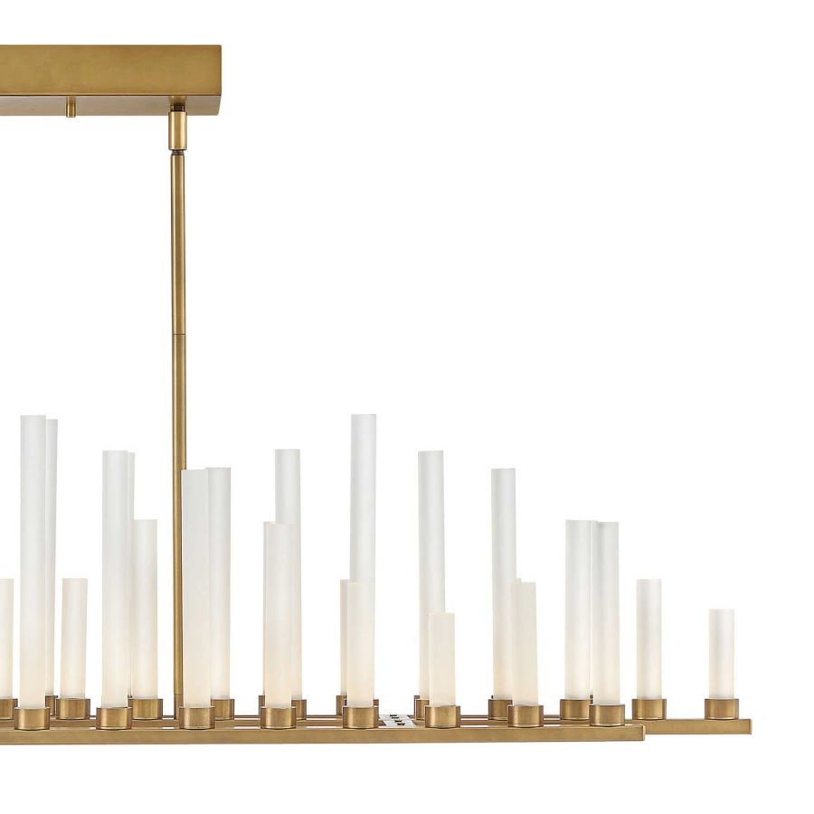 Fredrick Ramond Trinity 50 Light 48" Wide LED Linear Chandelier