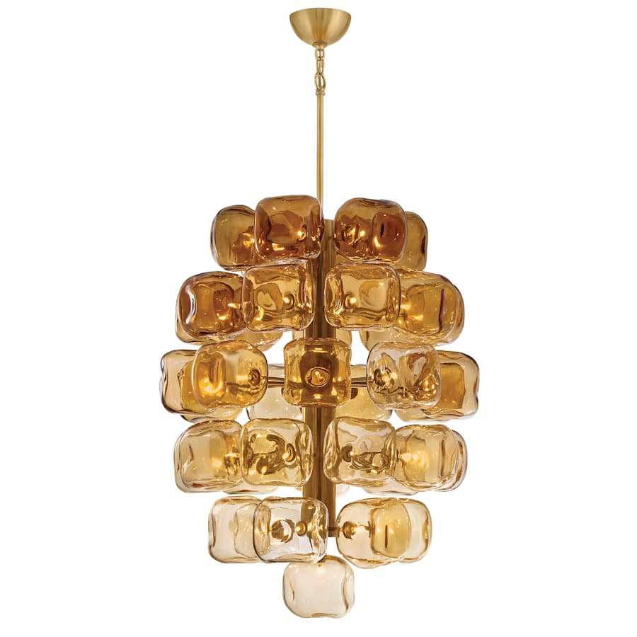 Fredrick Ramond Perriand 40 Light 30" Wide LED Abstract Chandelier