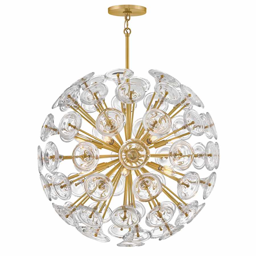 Fredrick Ramond Maya 12 Light 30" Wide Abstract Globe Chandelier