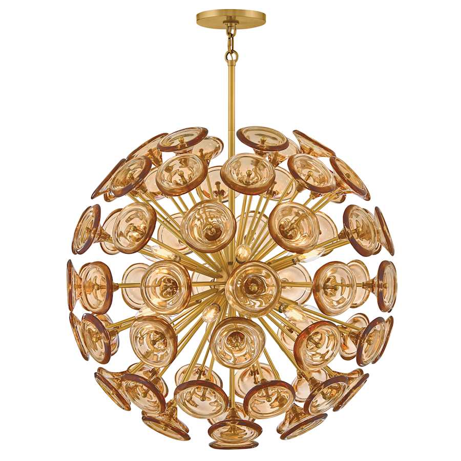 Fredrick Ramond Maya 12 Light 30" Wide Abstract Globe Chandelier