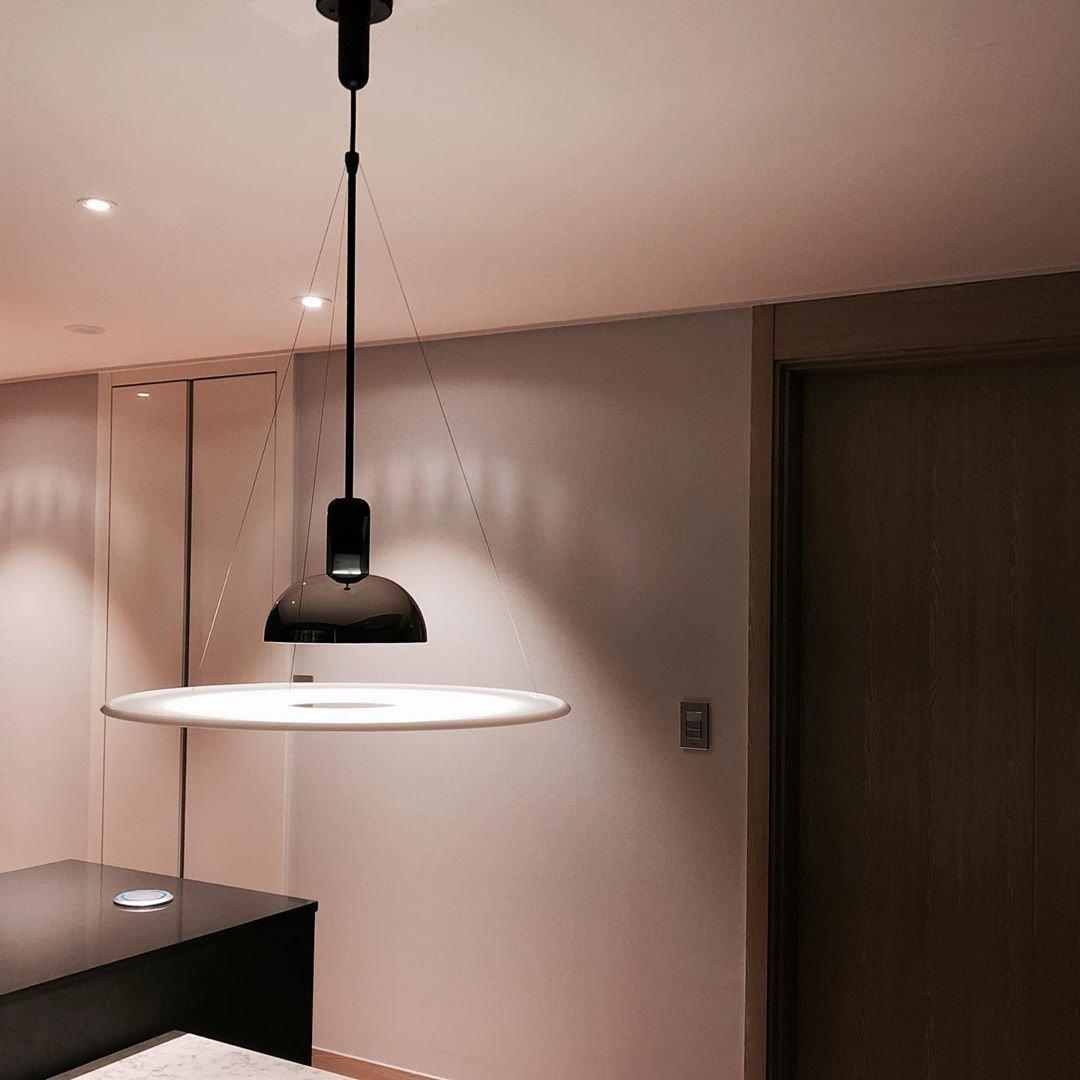 Flying Saucer Droplight Pendant Light
