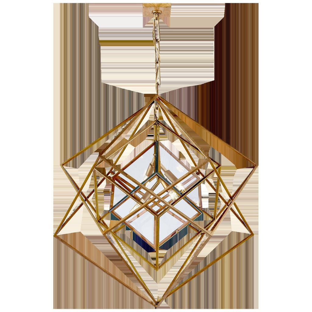 Geometric Glass Cube Pendant Chandelier