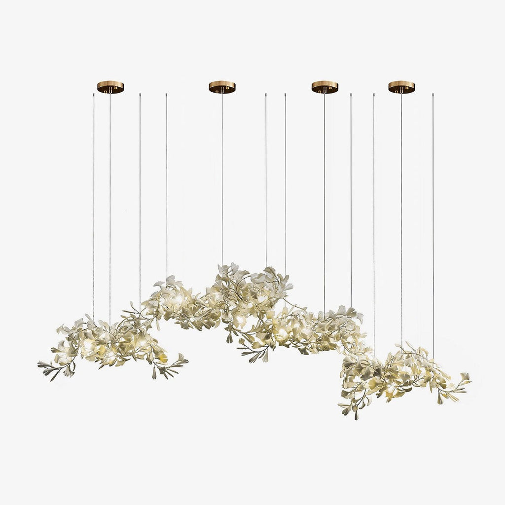 Gildora Ginkgo Leaf Grand Chandelier