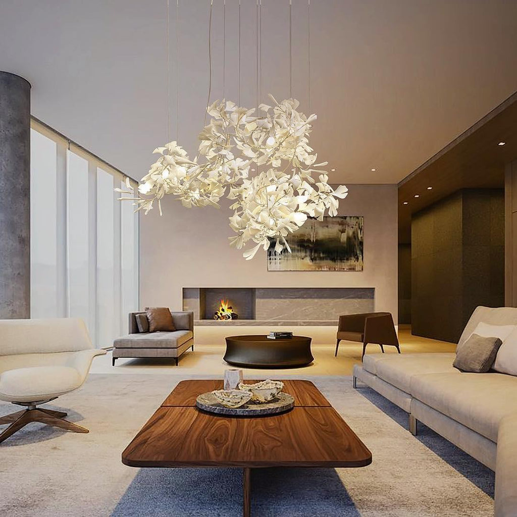 Gildora Ginkgo Leaf Grand Chandelier